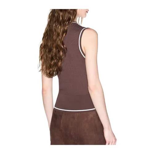 Tops > Sleeveless Tops - - Armani Exchange - Modalova