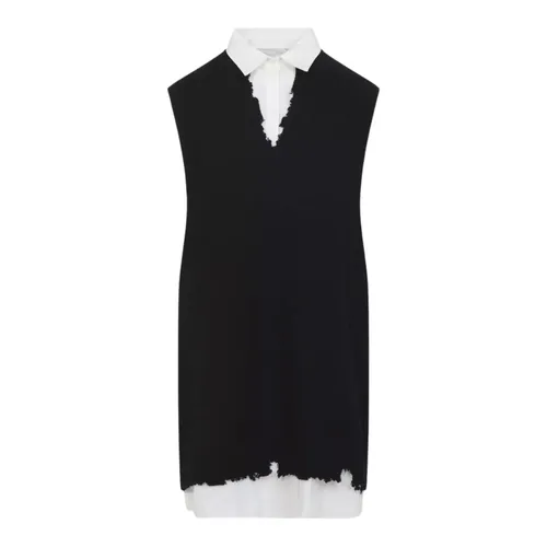 Knitwear > V-neck Knitwear - - MM6 Maison Margiela - Modalova
