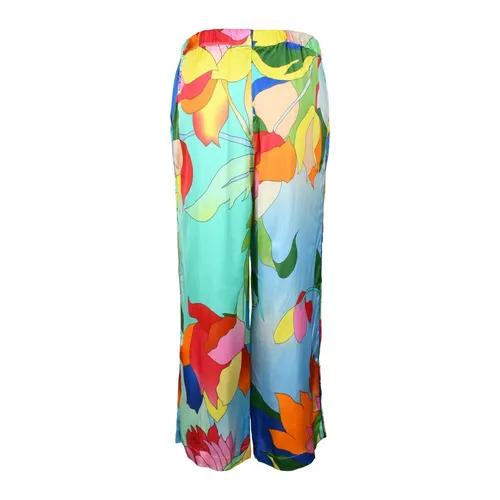 Trousers > Wide Trousers - - Semicouture - Modalova