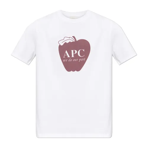 A.p.c. - Tops > T-Shirts - White - A.p.c. - Modalova