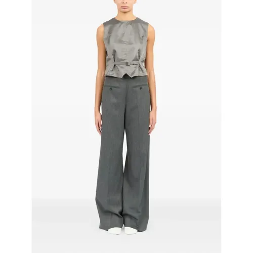 Tops > Sleeveless Tops - - MM6 Maison Margiela - Modalova