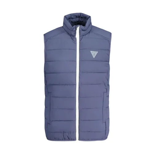 Guess - Jackets > Vests - Blue - Guess - Modalova