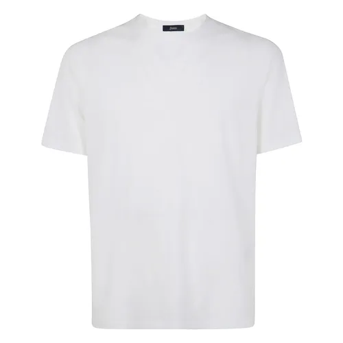 Herno - Tops > T-Shirts - White - Herno - Modalova