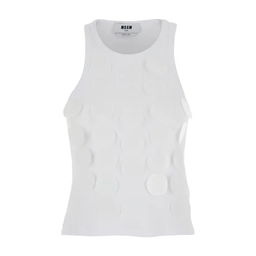 Tops > Sleeveless Tops - - Msgm - Modalova
