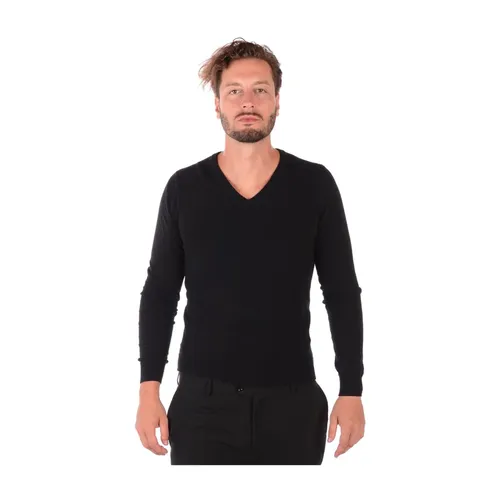 Knitwear > V-neck Knitwear - - Daniele Alessandrini - Modalova