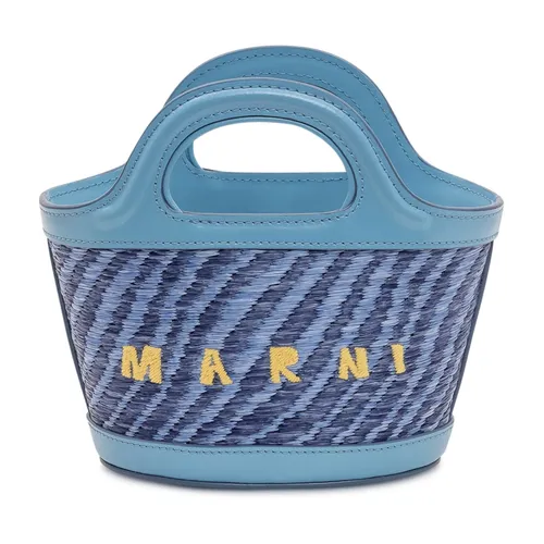 Marni - Bags > Handbags - Blue - Marni - Modalova