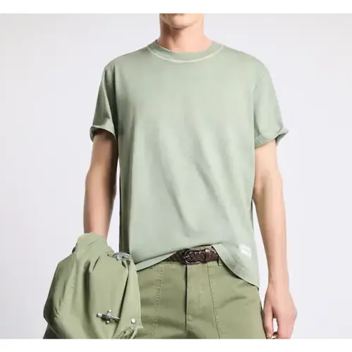 Fay - Tops > T-Shirts - Green - Fay - Modalova