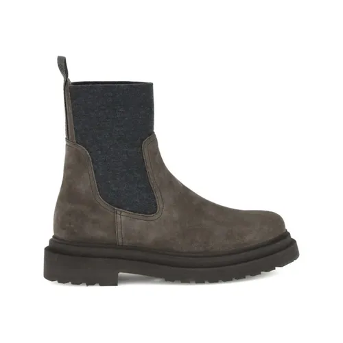Shoes > Boots > Chelsea Boots - - Brunello Cucinelli - Modalova