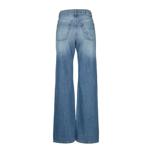 Pinko - Jeans > Wide Jeans - Blue - Pinko - Modalova