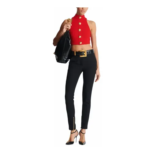 Trousers > Slim-fit Trousers - - Balmain - Modalova