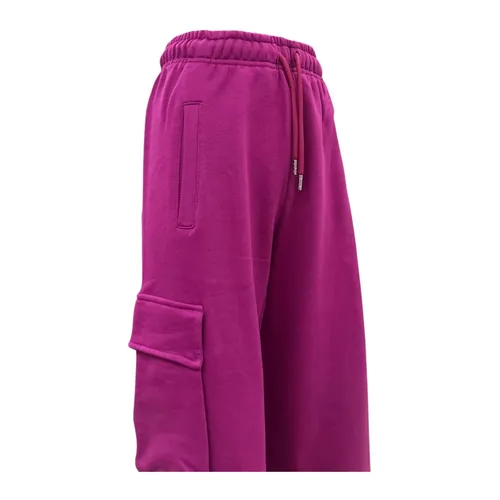 Trousers > Wide Trousers - - Marcelo Burlon - Modalova