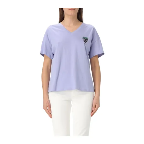 Liu Jo - Tops > T-Shirts - Purple - Liu Jo - Modalova