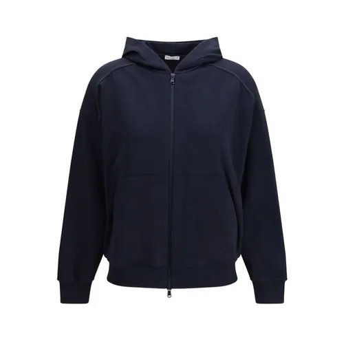 Sweatshirts & Hoodies > Zip-throughs - - Brunello Cucinelli - Modalova