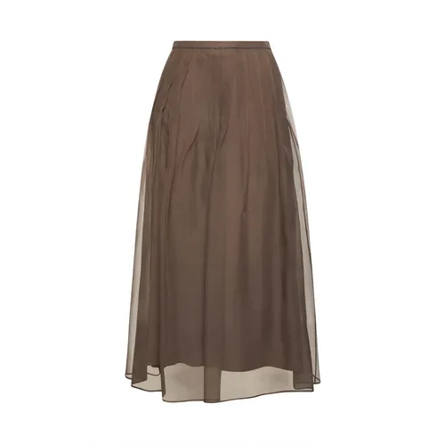 Skirts > Midi Skirts - - Brunello Cucinelli - Modalova