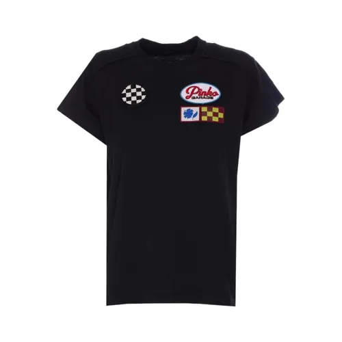 Pinko - Tops > T-Shirts - Black - Pinko - Modalova