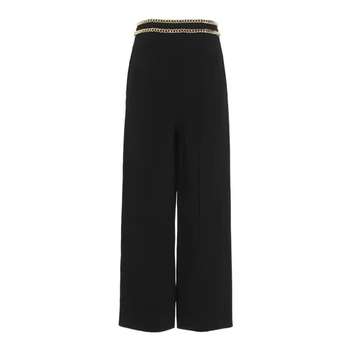 Trousers > Wide Trousers - - Moschino - Modalova