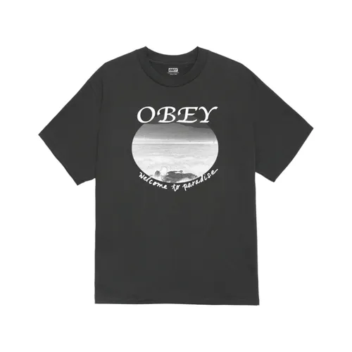 Obey - Tops > T-Shirts - Black - Obey - Modalova