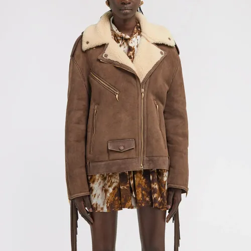 Jackets > Leather Jackets - - Roberto Cavalli - Modalova