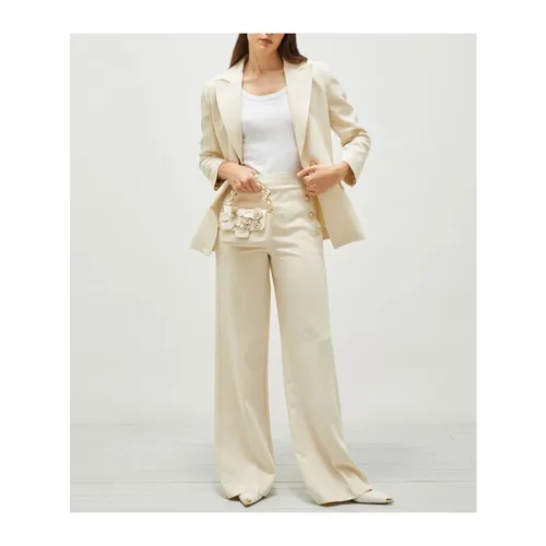 Trousers > Wide Trousers - - Marella - Modalova
