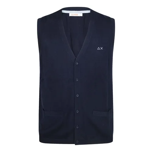 Sun68 - Jackets > Vests - Blue - Sun68 - Modalova