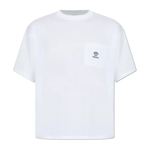 Versace - Tops > T-Shirts - White - Versace - Modalova