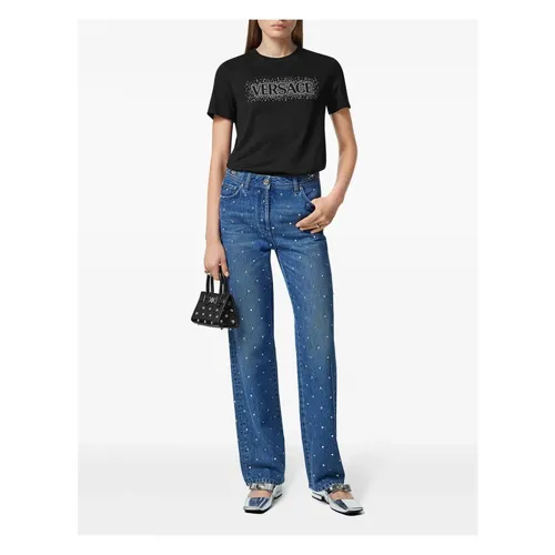 Versace - Tops > T-Shirts - Black - Versace - Modalova