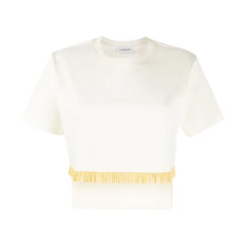 Lanvin - Tops > T-Shirts - White - Lanvin - Modalova