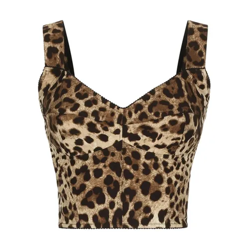 Tops > Sleeveless Tops - - Dolce & Gabbana - Modalova