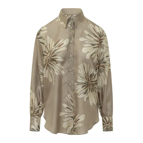 Blouses & Shirts > Shirts - - Brunello Cucinelli - Modalova