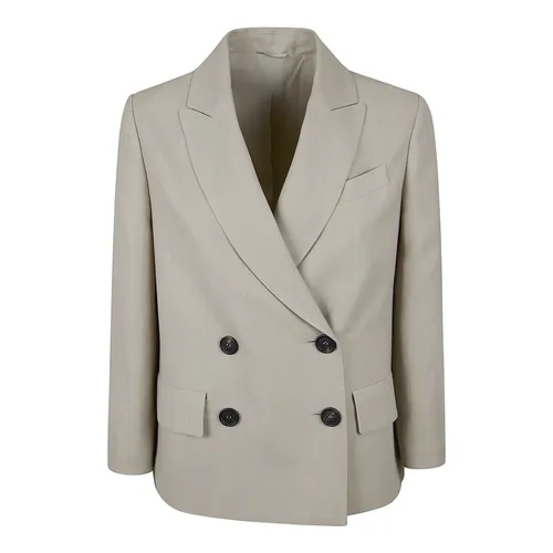 Jackets > Blazers - - Brunello Cucinelli - Modalova