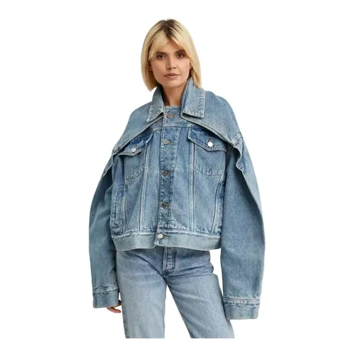 Jackets > Denim Jackets - - Jean Paul Gaultier - Modalova