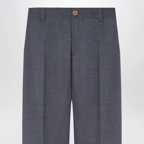 Trousers > Straight Trousers - - Versace - Modalova