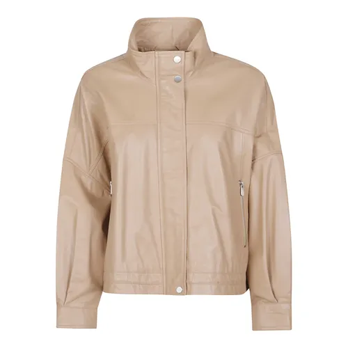 Jackets > Leather Jackets - - Pinko - Modalova