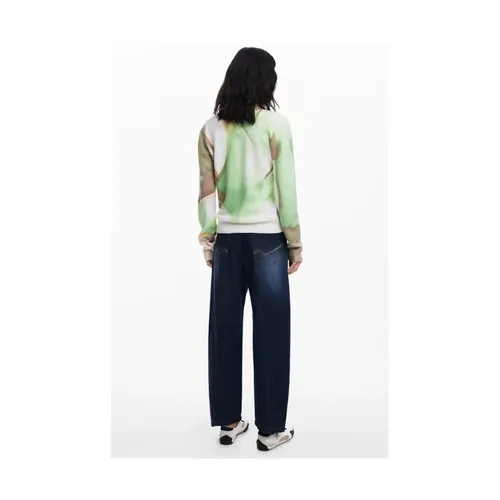 Knitwear > V-neck Knitwear - - Desigual - Modalova