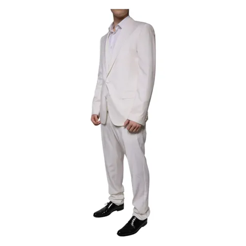 Suits > Suit Sets > Single Breasted Suits - - Dolce & Gabbana - Modalova