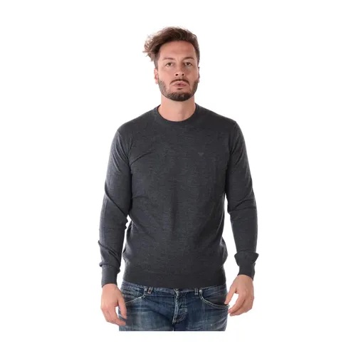 Knitwear > Round-neck Knitwear - - Emporio Armani - Modalova