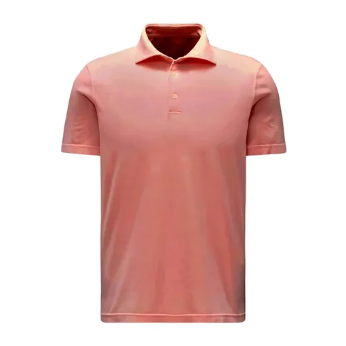 Fedeli - Tops > Polo Shirts - Red - Fedeli - Modalova