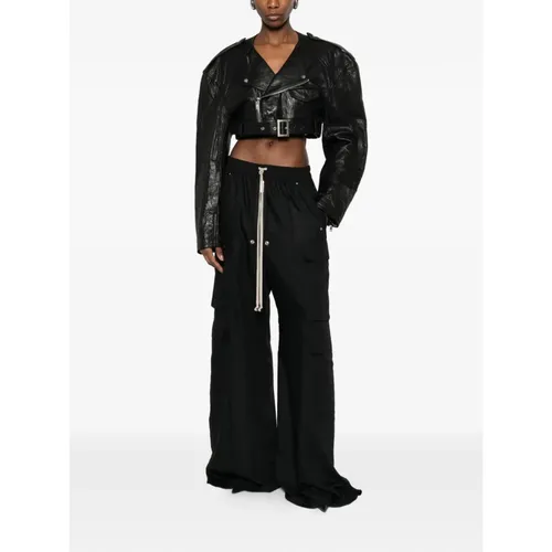 Jackets > Leather Jackets - - Rick Owens - Modalova