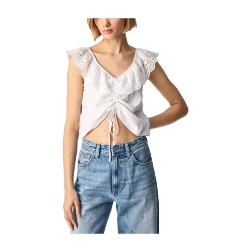 Tops > Sleeveless Tops - - Pepe Jeans - Modalova