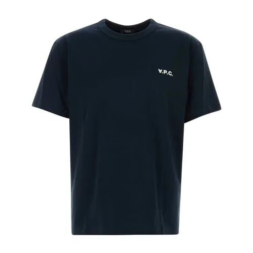 A.p.c. - Tops > T-Shirts - Blue - A.p.c. - Modalova