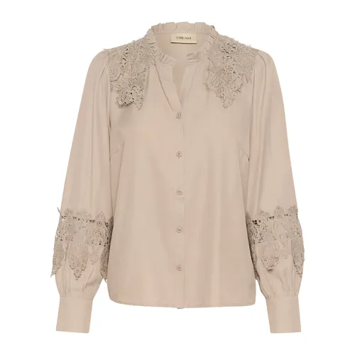 Blouses & Shirts > Shirts - - Cream - Modalova