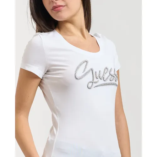 Guess - Tops > T-Shirts - White - Guess - Modalova