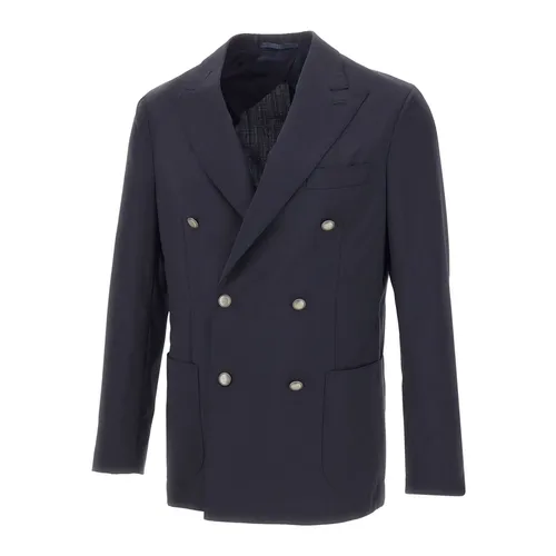 Barba - Jackets > Blazers - Blue - Barba - Modalova