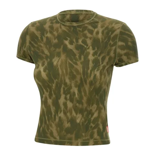 Diesel - Tops > T-Shirts - Green - Diesel - Modalova