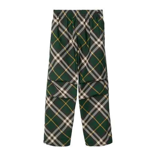 Trousers > Straight Trousers - - Burberry - Modalova
