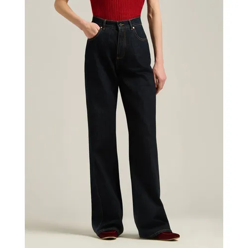 Kiton - Jeans > Wide Jeans - Blue - Kiton - Modalova