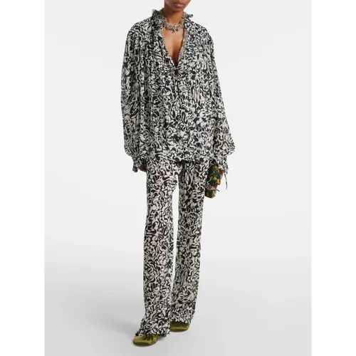 Trousers > Wide Trousers - - Dries Van Noten - Modalova