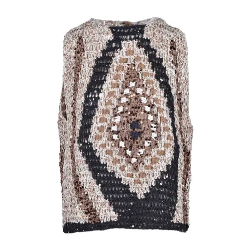 Knitwear > Round-neck Knitwear - - Brunello Cucinelli - Modalova