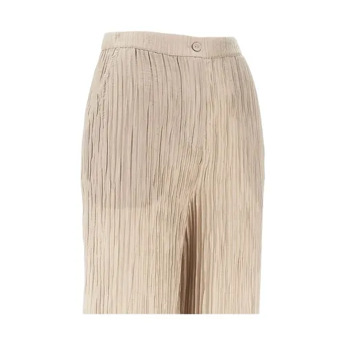 Trousers > Wide Trousers - - Emporio Armani - Modalova