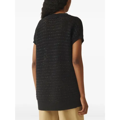 Knitwear > V-neck Knitwear - - Fabiana Filippi - Modalova